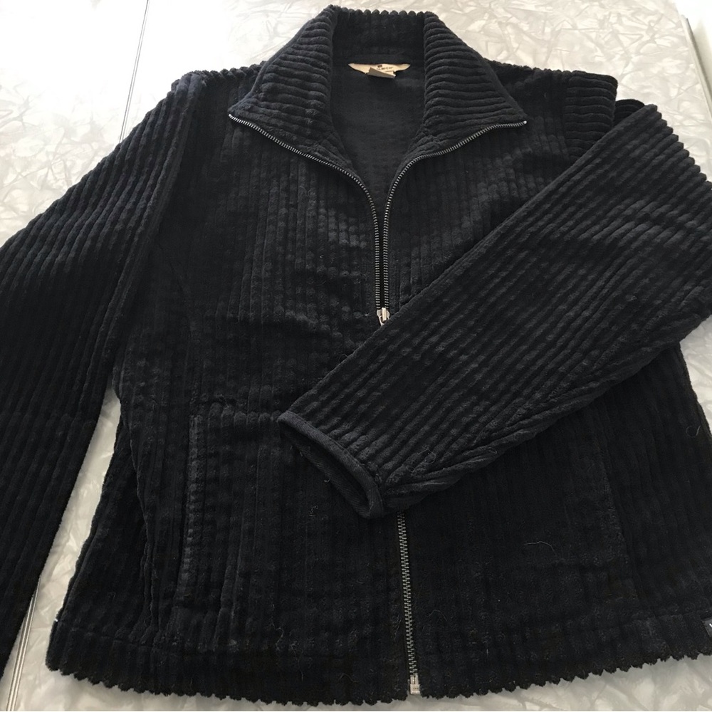 Woolrich 100% cotton corduroy/ribbed zip up jacket Size Small